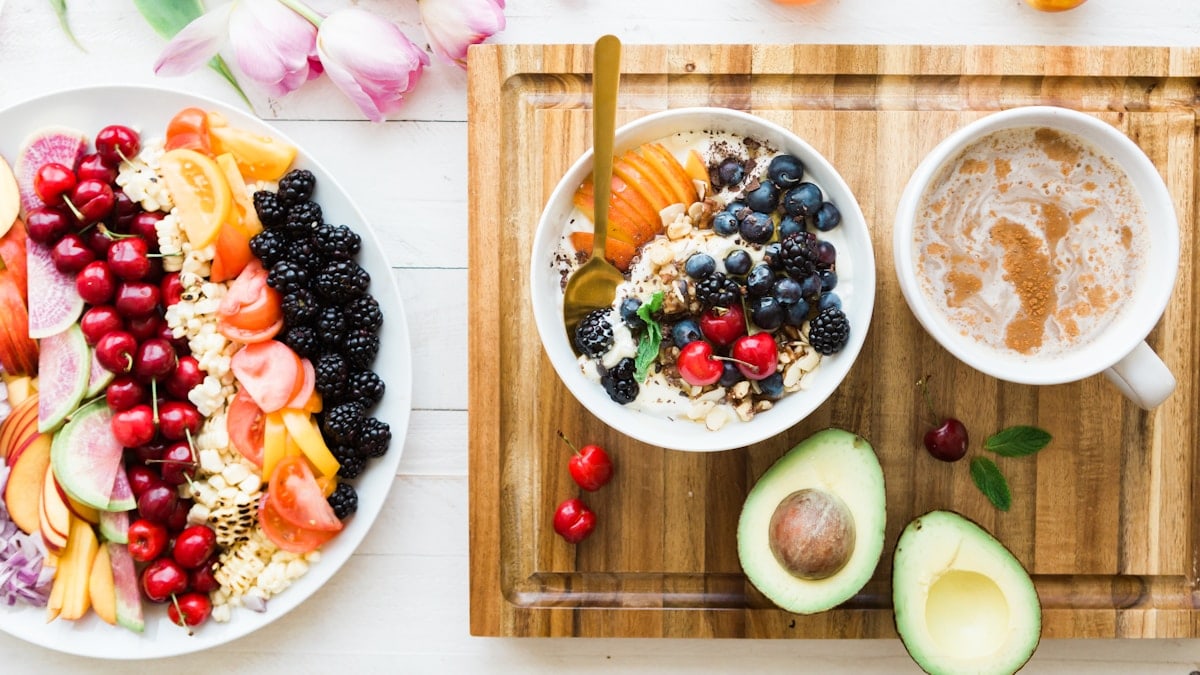 Put together all of my favorite eats on one plate. Because, as much as I adore the kids homemade pancakes, a bowl of fresh fruit is what I really want for Mother’s Day.